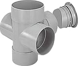 下水道関連製品＞ビニマス＞M 150-200シリーズ　90度左右合流ドロップC付　MC-DR90WY150-200　Mコード：41793　前澤化成工業