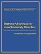 Electronic Publishing and Fair Use of Extrinsically Mined Text: An Imagined Case Supplement (English Edition)