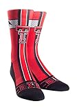 Rock ' emアパレルTexas Tech UniversityレッドRaidersカスタムアスレチッククルーソックス レッド