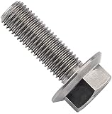 Dingtai チタンフランジボルトM10 x20 25 30 35 40 45 50 55 60 65 70 75 80 100mm 1.25mm フランジねじ (M10x25mm) [並行輸入品]