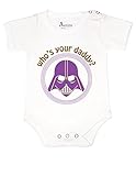 Allure & Grace Funny Baby OnesieロンパースボディスーツWho 's Your Daddyベビーシャワーギフト カラー: ホワイト