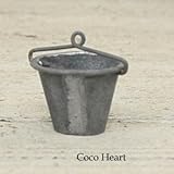 ~Coco Heart~　ミニチュア　バケツ　S　(・リース・プリザ・ドライフラワ-ハンドメイド）