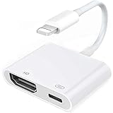 【2020版】Lightning iPhone iPad HDMI 変換 ケーブル lightning avアダプタ ユーチューブをテレビで見る HD 1080P 高解像度 設定不要 大画面 簡単接続 音声同期出力 iPhone 11/X/XS/XR/XRMax/iPhone 8(IOS13対応)