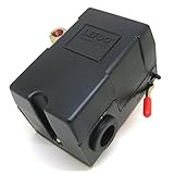 New Pressure switch for air compressor 140-175 Single port w/ unloader & on/off lever by lefoo