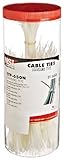 650 Piece Cable Tie Canister Pack Natural [並行輸入品]
