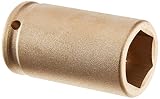 Ampco Safety Tools DWI-3/4D32MM Socket, Deep Well Impact, Non-Sparking, Non-Magnetic, Corrosion Resi