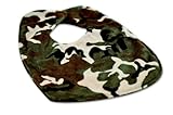 Caught Ya Lookin' Reversible Baby Bib, Camouflage, Brown/Tan/Black/Green by Caught Ya Lookin'