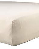 Abstract Baby Solid Jersey Knit Fitted Crib Sheet (24" x 38", Beige) by Abstract [並行輸入品]