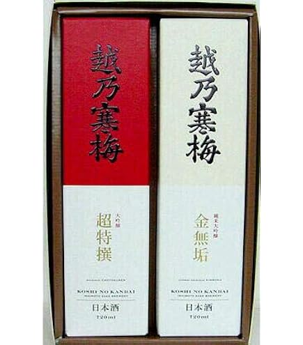 Amazon.co.jp: 『越乃寒梅金無垢』純米大吟醸1800mlカートン入り
