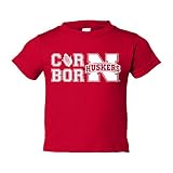 Nebraska Cornhuskers幼児用cornborn VarsityハスカーズTeeシャツ 3T