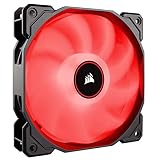 Corsair Air Series AF140 LED (2018) Red -Dual pack- PCケースファン 14cm FN1273 CO-9050089-WW