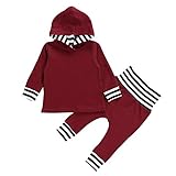 Tovadoo 子供服 ベビー服 男の子 パーカー＋ズボン 二点セット 長袖 秋冬 無地 ベーシック キュート ファッション 保育園 旅行