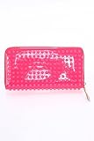 (クリスチャンルブタン)Christian Louboutin 【PANETTONE WALLET】ラウンドジップスパイク付き長財布(ピンク) 中古