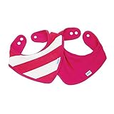 Bumkins Bandana Bib, Pink Stripes by Bumkins [並行輸入品]