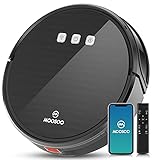 MOOSOO(モーソー) MT501Pro ロボット掃除機 1800pa パワフルな吸引力 自動充電 超薄型 衝突防止 複数清掃モードWi-