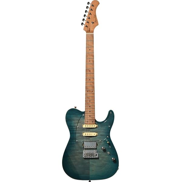 Amazon.co.jp: BACCHUS バッカス TAC24 FMH-RSM/M N-BL-B エレキギター