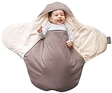 Wallaboo Baby Blanket Coco, Classic Soft 100% Cotton, Multi-Use, Taupe by Wallaboo [並行輸入品]