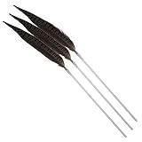 本物の猫 おもちゃ 羽 じゃらし 鈴付き ねこの杖は ふさふさした毛の羽 猫の動きを促進する 運動不足解消 シアン 人気 羽 猫用品 おもちゃ 替え 猫遊び (3羽)