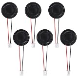 6PCS 8オーム2Wスピーカー8OHMラウンド28mmラウドスピーカー小さなスピーカーオーディオMP3 MP4プレーヤースピーカー2ピン - ブラック