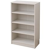 山善(YAMAZEN) 本がすっきり オープンラック 56幅 ホワイトウォッシュ CPB-9055(JW)