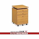 カリモク　学習ワゴン・デスクワゴン/　天板昇降ワゴン　幅420mm