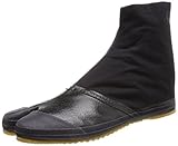 [ムーンスター] 地下足袋 作業履き メンズ レディース 実用軽快地下5枚A ブラック 23.0 cm 2E