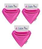 Dribble-Ons Bandana Bib - Fuchsia Pink - ** ** (Gift Wrap Available) by DribbleOns