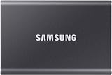 Samsung T7 1TB 最大転送速度1,050MB/秒 PS4/PS5動作確認済み USB3.2 Gen2 外付けSSD (ポータブルSSD) グレー MU-PC1T0T/EC [並行輸入品]
