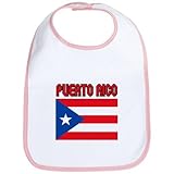 CafePress Puerto Rico Flag Bib - Petal Pink by CafePress