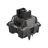 【国内正規品】Akko(アッコ) V3 Cream Black Pro スイッチ (第3世代) 押下圧55gf リニア 5ピン メカニカルキーボード対応 防塵ステム付き 45個入り