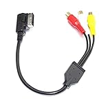 AMI MMI 3RCA A3 A4 A7 Q7 S7用オーディオビデオケーブル4F0051510AA