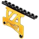 東京マルイHI-CAPA 5.1 / 4.3 GBBピストルブラック/ゴールド用5KUスコープマウント [AirsoftGangキーホルダー付]