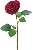 ポピー 造花 ローズフォリアー ワイン