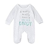(プタス)Putars ベビー服 子供服 ロンパース 女の子 男の子 総柄 LOVE MY DADDY MUMMY 可愛い 春 秋 冬 歩行服 出産お祝い 旅行 記念日 プレゼント 3-24ヶ月