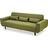 ソファ ソファー カウチソファ 3人掛け 3.5人掛け グリーン