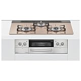 リンナイ ビルトインコンロ ビルトインガスコンロ LiSSe リッセ RHS71W23L8RSTW（都市ガス用） 水なし両面焼き 強火力（右・左）バーナー