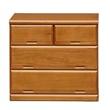 クローゼットチェスト 奥行65cm 3段タイプ 桐無垢材 日本製 完成品