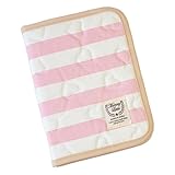 アビックス マミールナ 母子手帳ケース(ボーダー) L ピンク キルティング 879464