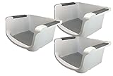 Basic White Plastic Stacking Bins - 3-pack - 12 X 9 X 5 Inch by Unknown