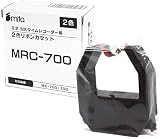 mita タイムレコーダー mk-700 mk-100 mk-100II 用 リボン カートリッジ MRC-700 インクリボン 【 赤黒2色 】