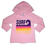 Sol Baby Surf California波ストライプピンクフード付きTee カラー: ピンク
