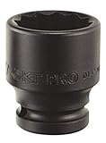KT Pro Tools D1420M23 1/2 Drive 12-Point Impact Socket by KT Pro Tools