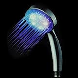 レインボーフラッシュ LEDシャワーヘッド 時間切替タイプ