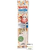 フェルフォルディ クイックミルク フルーティーシリアル 5本入×1袋 ストロー 牛乳 輸入食品 ドリンク 砂糖菓子 おかし おやつ カルディ KALDI 学校給食 給食 オリジナルステッカーセット