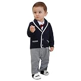 せんべいまんじゅう　ベビースーツ　男の子長袖スーツ　1点セット　紳士風　フォーマルベビーロンパース　ベビー ジャケット　結婚式　記念撮影　お食い初め　誕生日　カバーオール　子供フォーマル服　子供洋服　