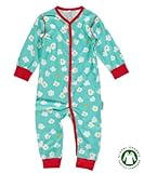 北欧 スウェーデン ベビー服 長袖カバーオール Popcorn ポップコーン 3-9ヵ月/9-18ヵ月 Maxomorra マクソモーラ (80cm)