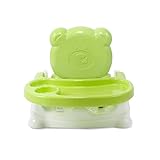 ZHANGRONG- Dinetteベビーチェアポータブル折り畳み式多機能調節可能なスツール (色 : 緑)