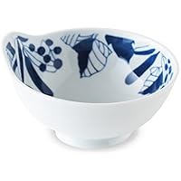 波佐見焼 CtoC JAPAN 少し大きめの 持ち手つき 小鉢 オリバー W14.5&times;D13&times;H7(ｃｍ) 440(ｃｃ)