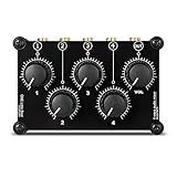 低ノイズ Mini モノラルオーディオミキサー ポータブル ステレオ 4チャンネル オーディオ ミキサー パッシブ ライブ スタジオコンソール 録音 コンパクト ポータブル （外付け電源不要）