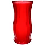 Flower Rose Glass Vase Decorative Centerpiece For Home or Wedding (Fits Half Dozen Roses) by Royal I